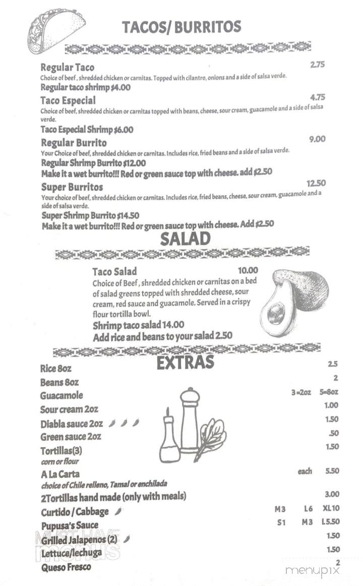 Menu page 3