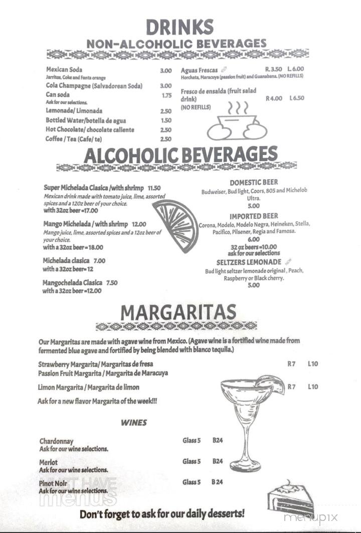 Menu page 5