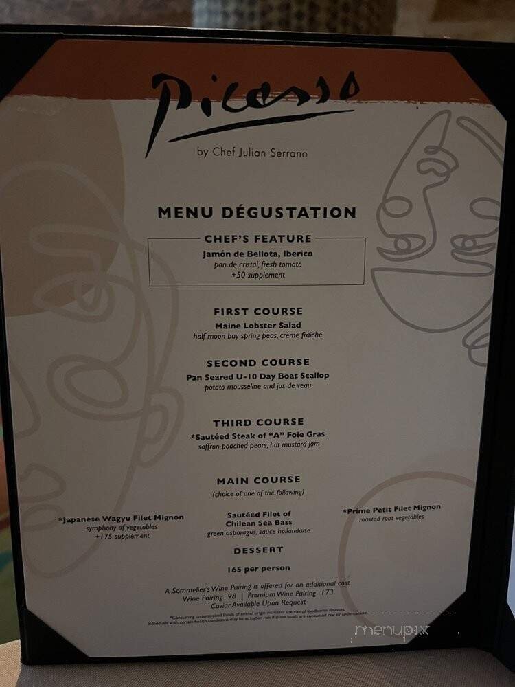 Menu page 1