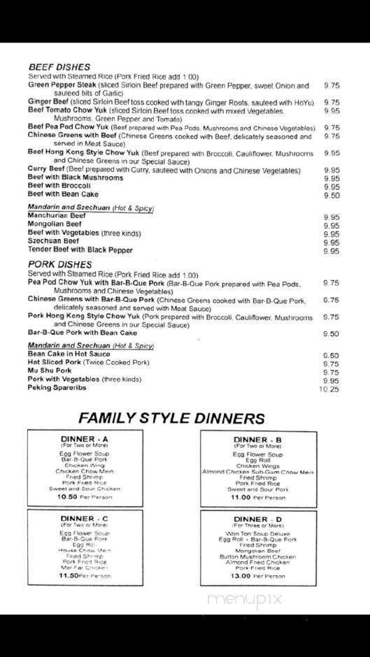 Menu page 3