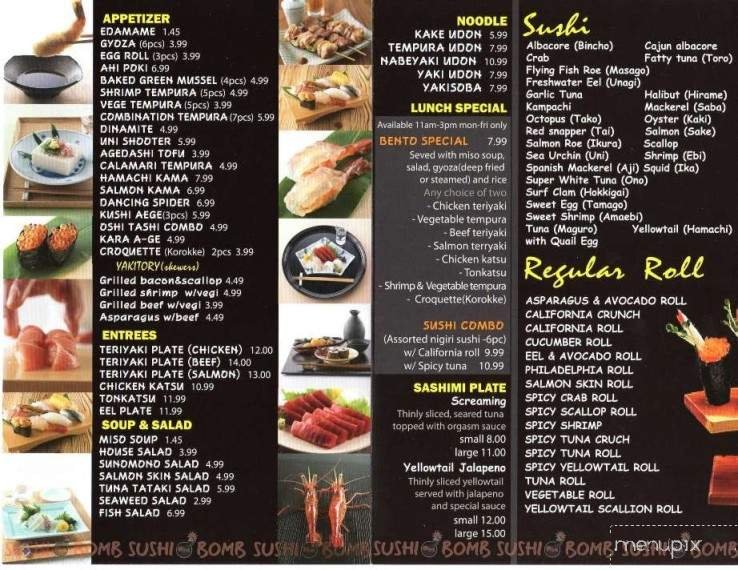 Menu page 2