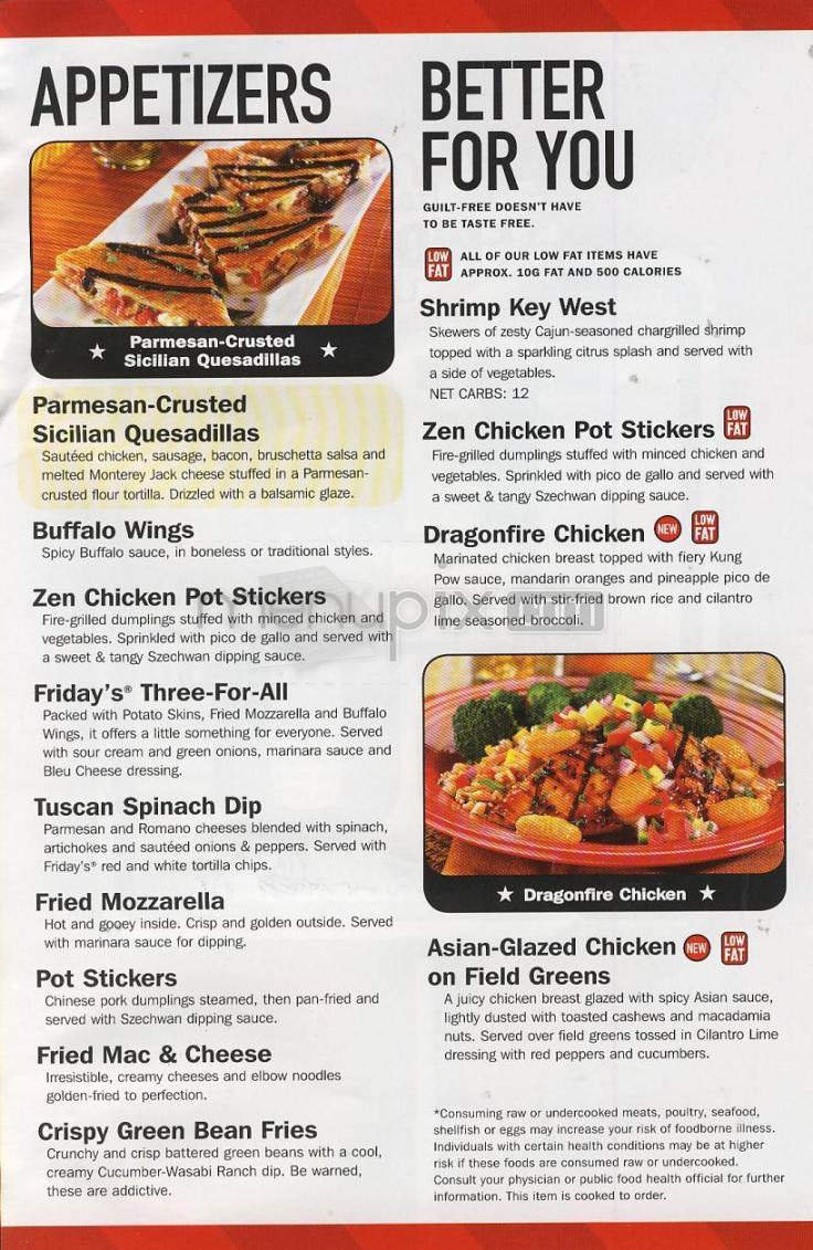 Menu page 2