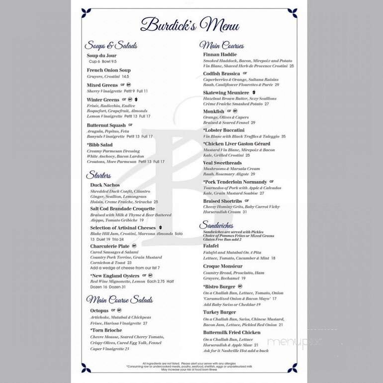 Menu page 2
