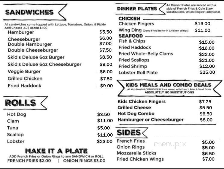 Menu page 2