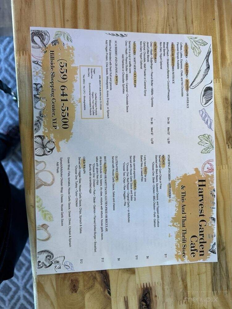 Menu page 2