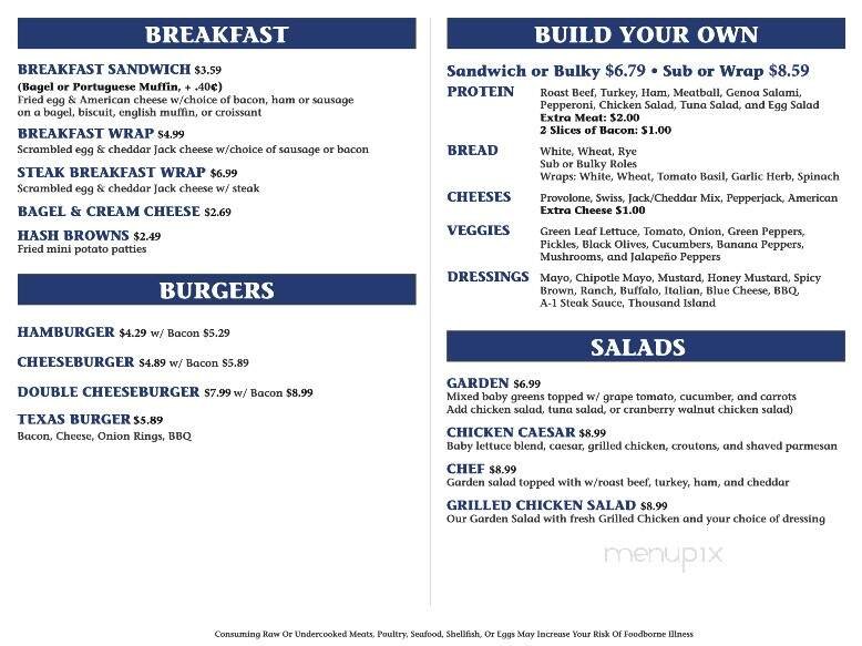 Menu page 2