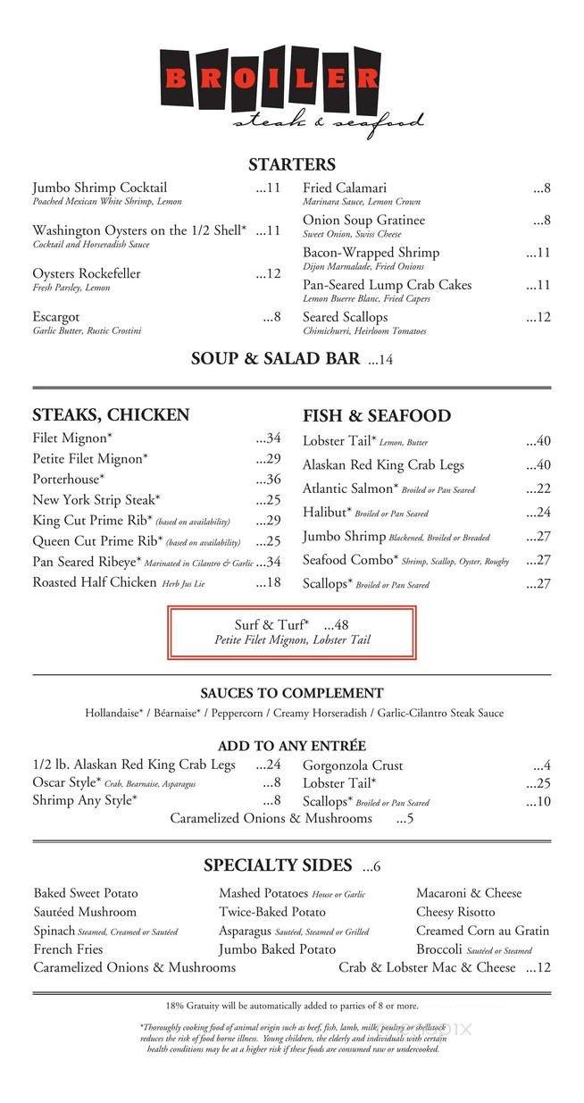 Menu page 1