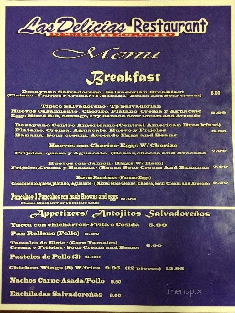 Menu page 1
