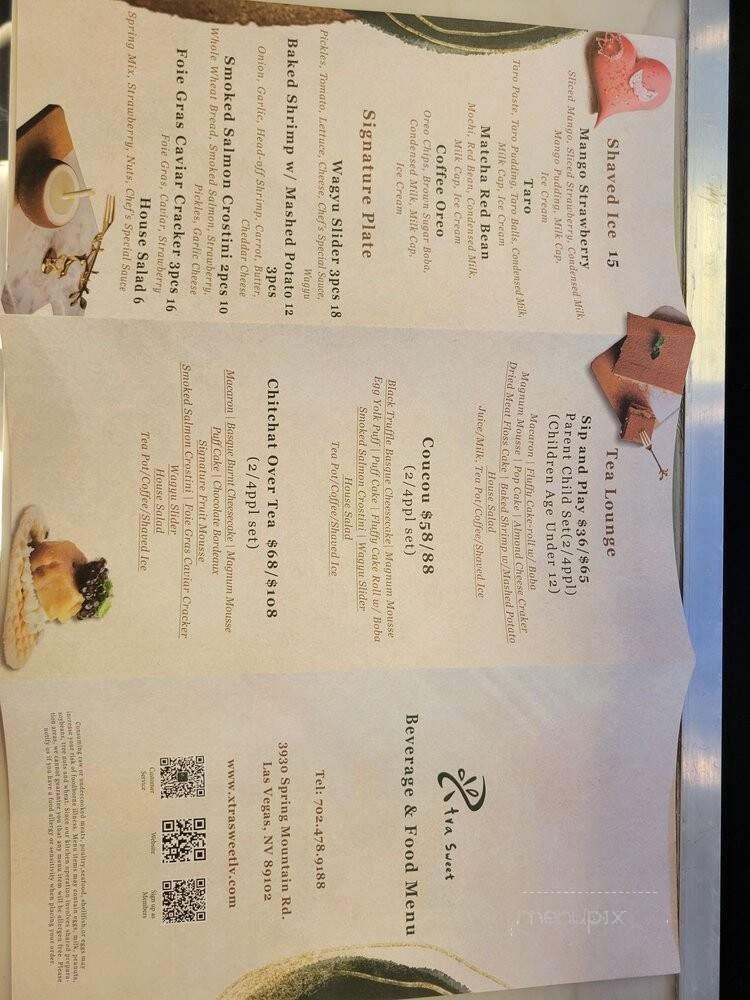 Menu page 1