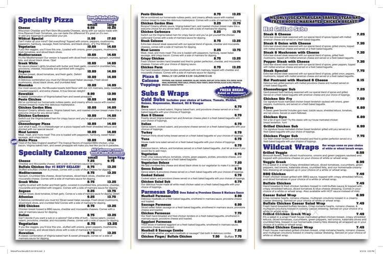 Menu page 2
