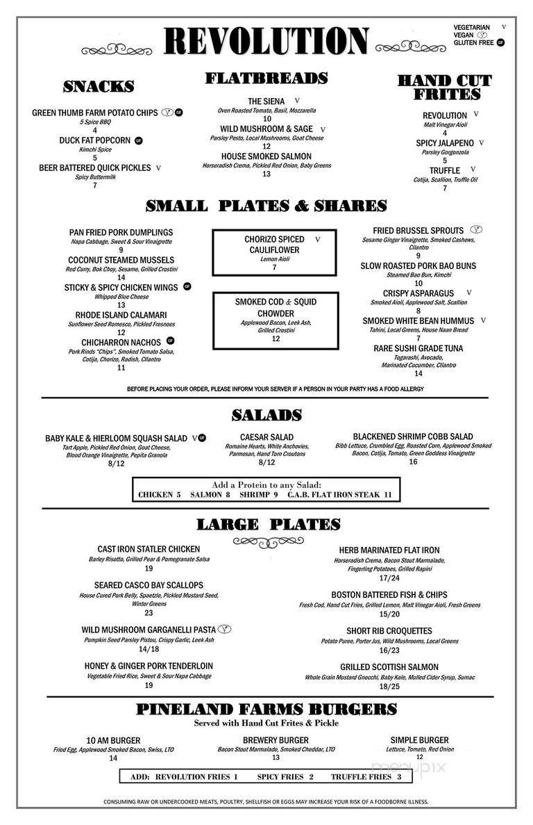 Menu page 1