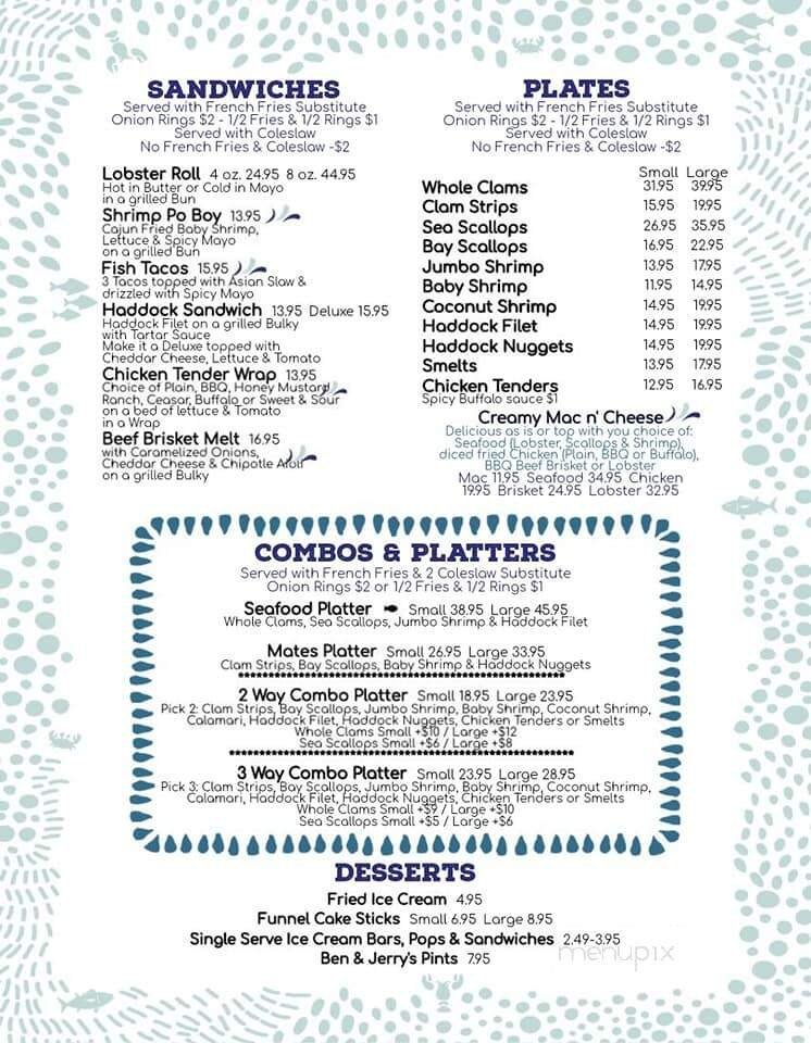 Menu page 1