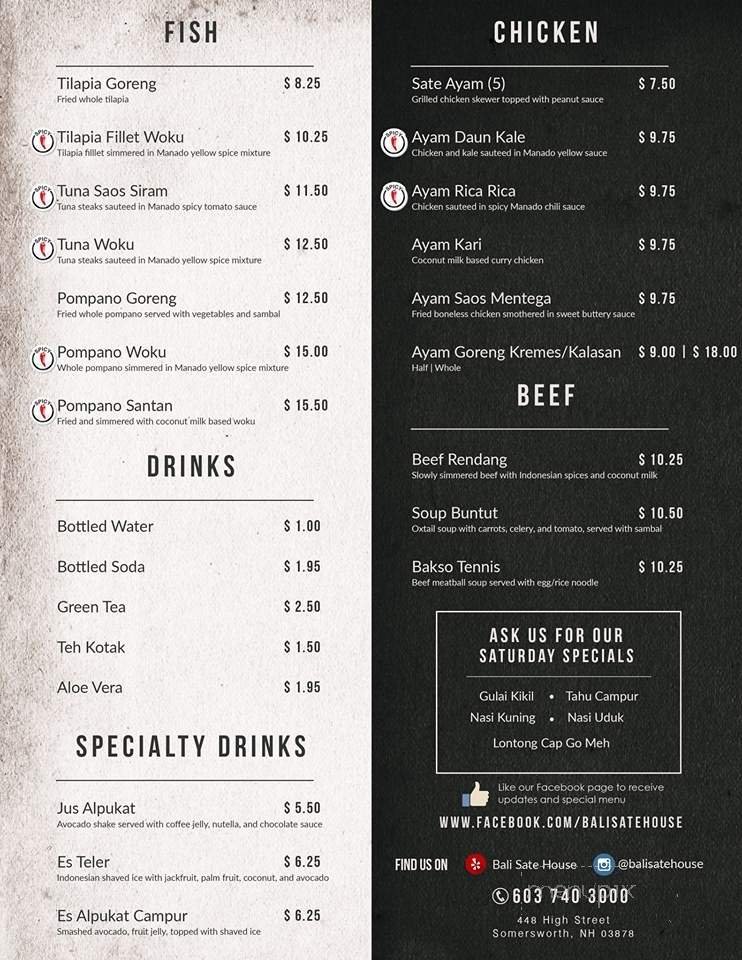 Menu page 2