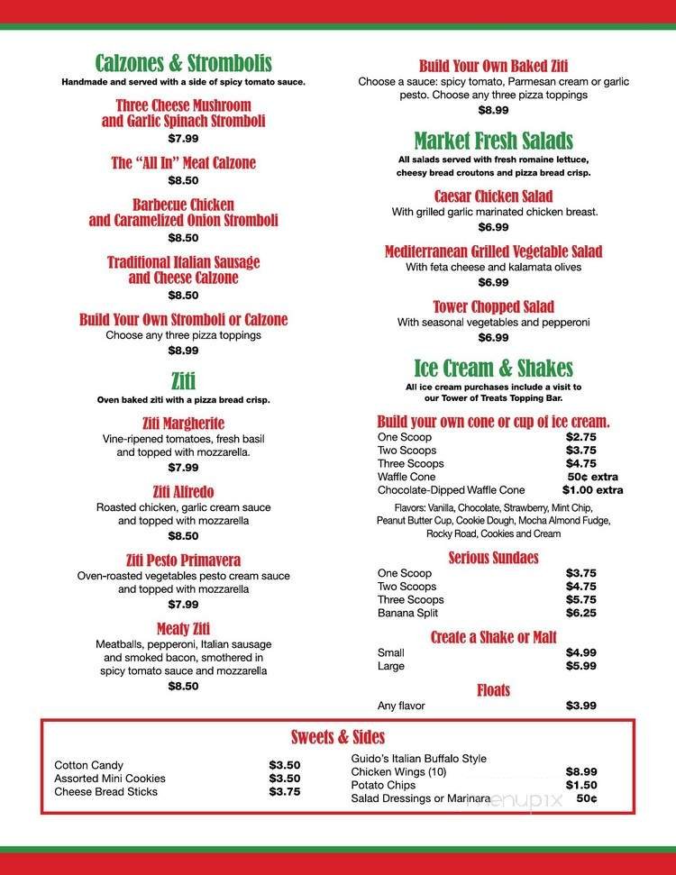 Menu page 2