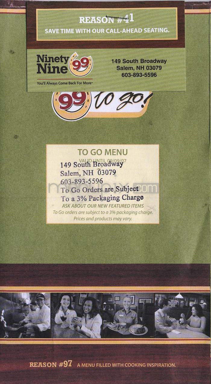 Menu page 1