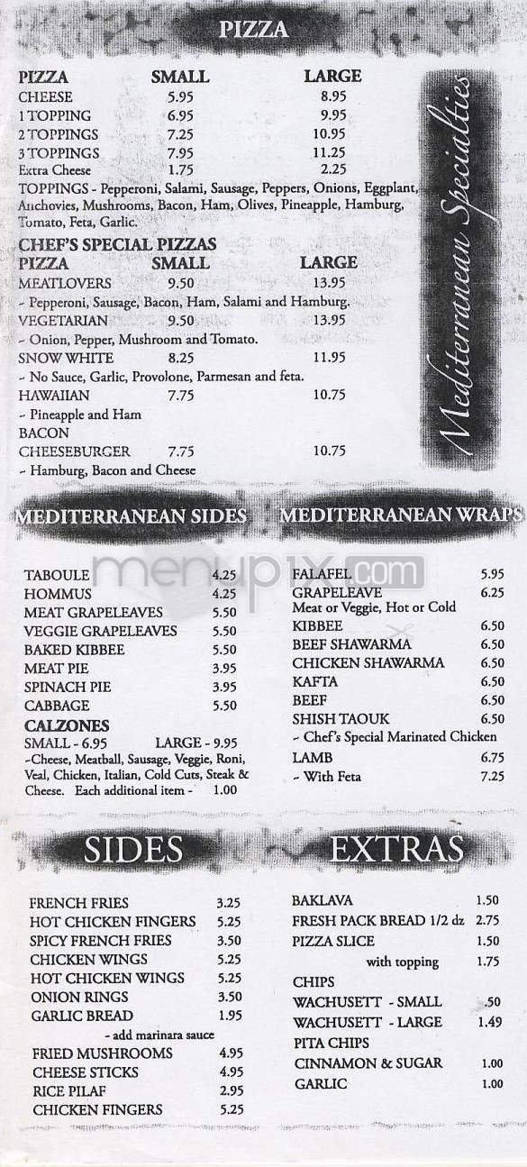 Menu page 2