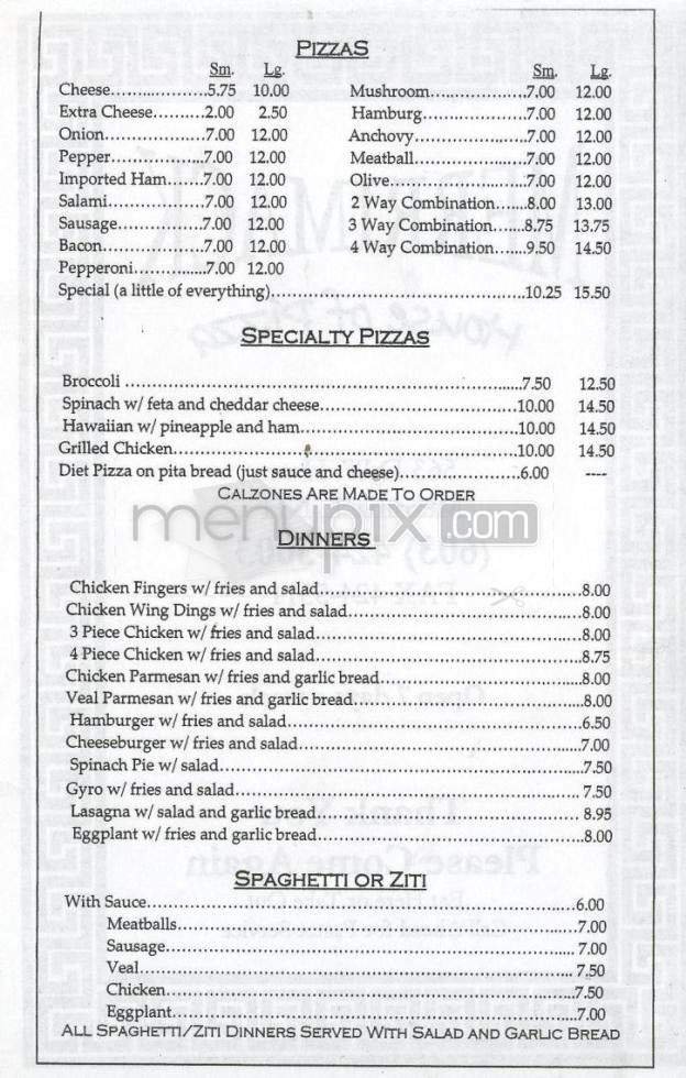 Menu page 2