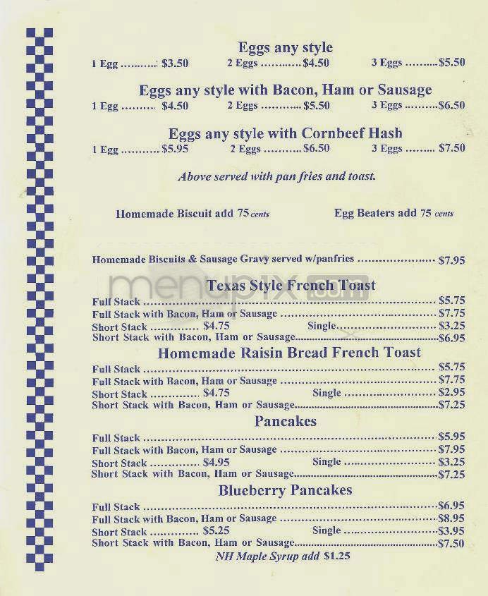 Menu page 2