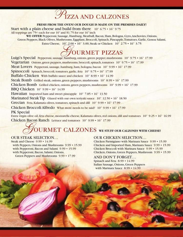 Menu page 2