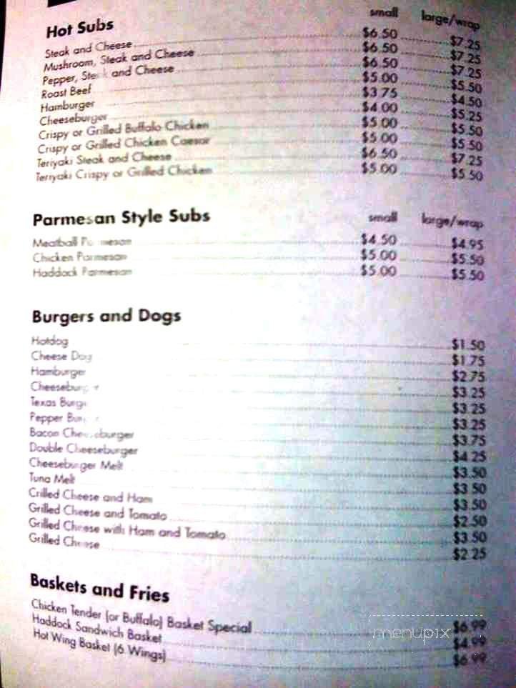 Menu page 2