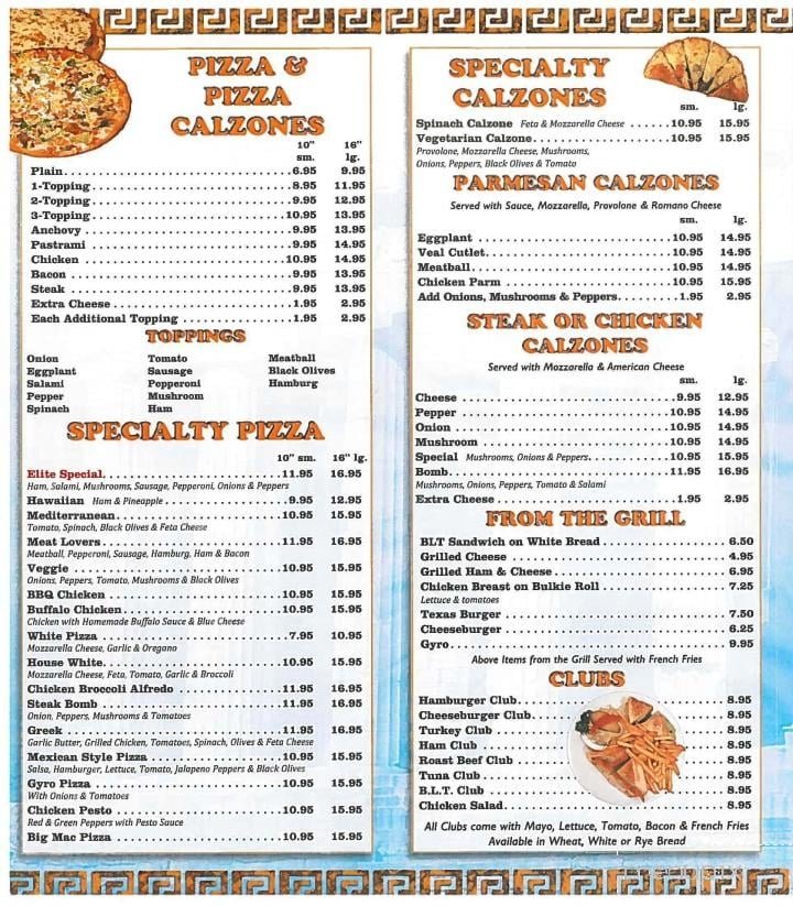 Menu page 2