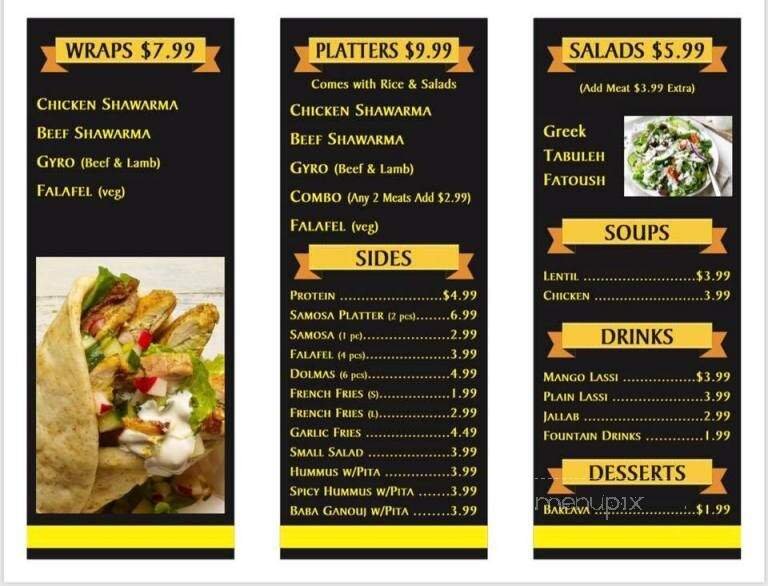 Menu page 2
