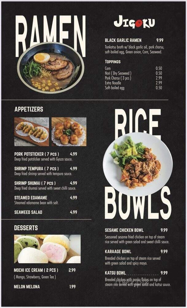 Menu page 2