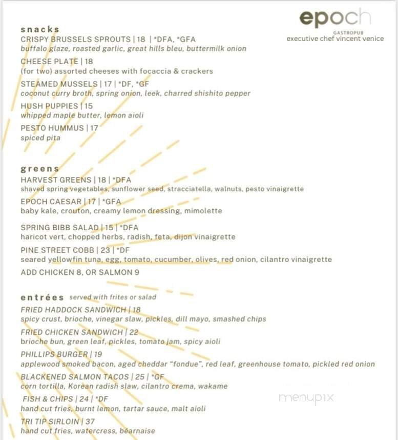 Menu page 1