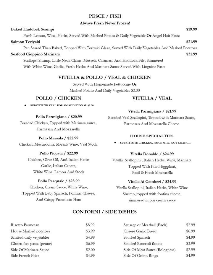 Menu page 2