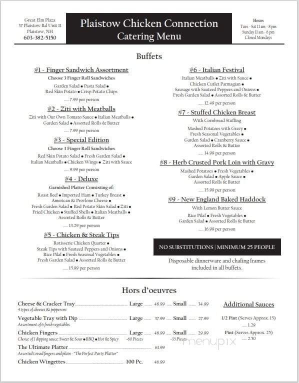 Menu page 2