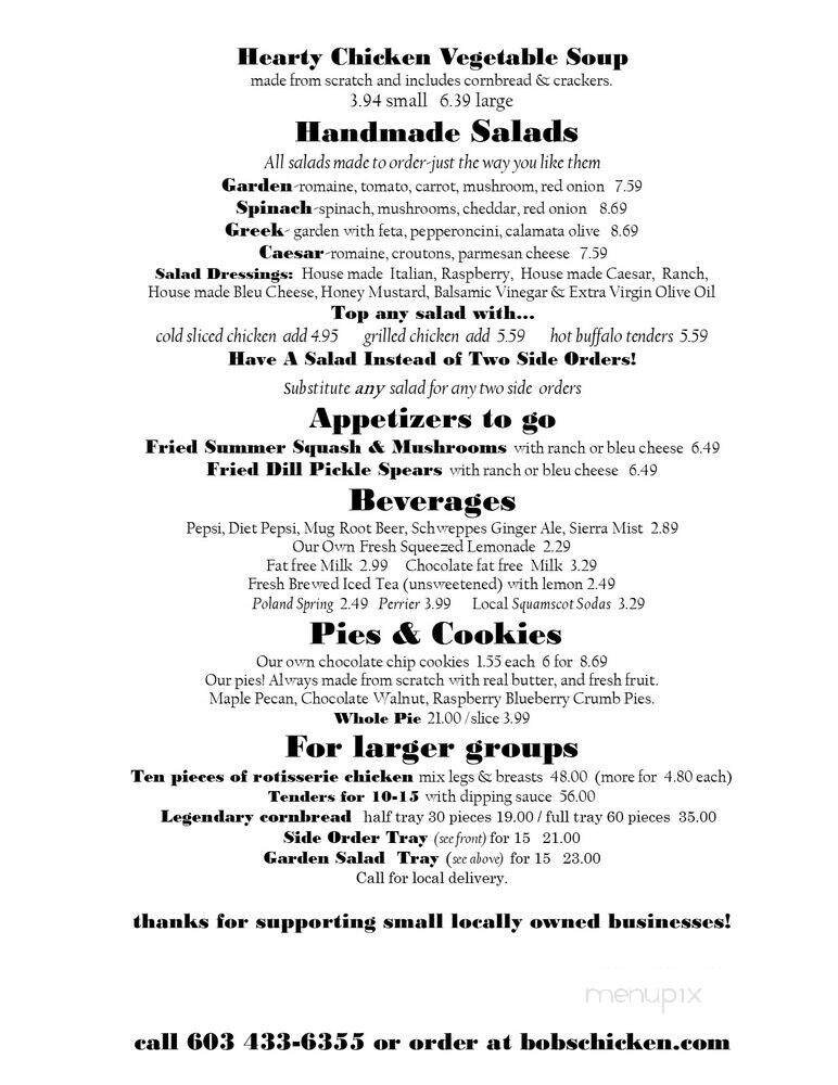 Menu page 1