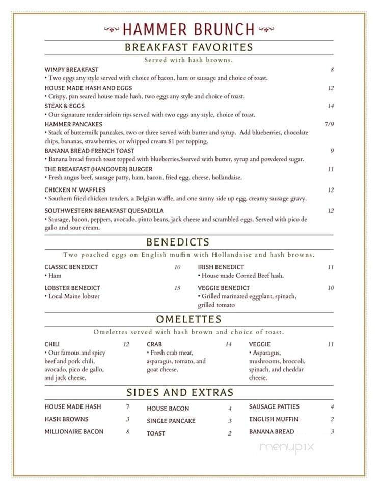 Menu page 1